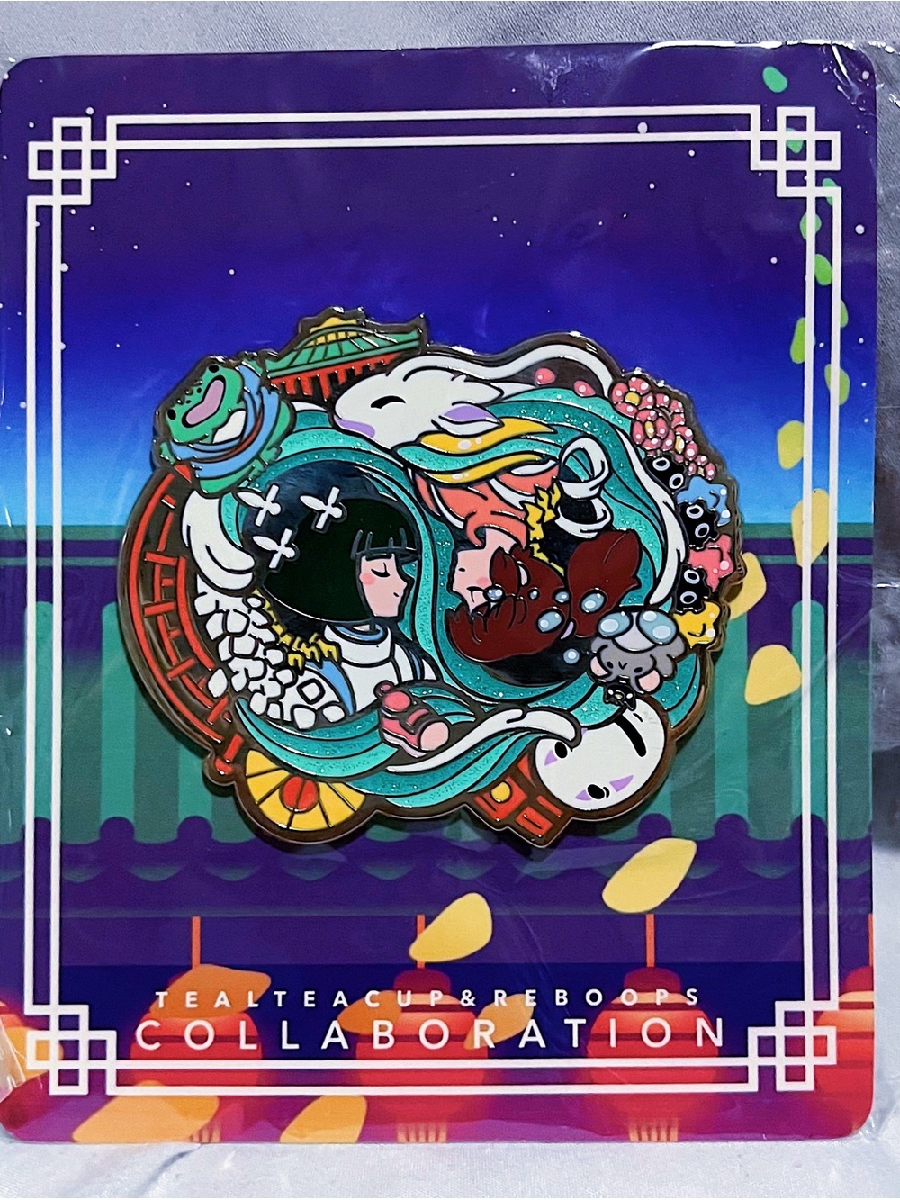 🐉🍙 TealTeaCup x Reboops Spirited Away Enamel Pin